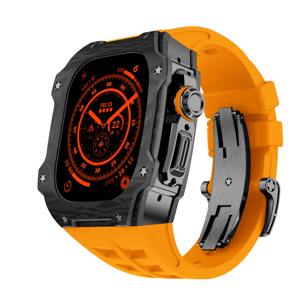 RM7015 Carbon Fiber Series - Vanguard Apple Watch Ultra Case