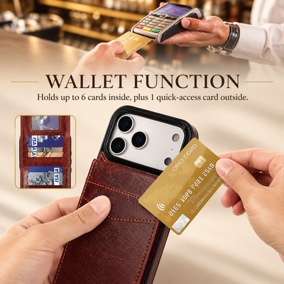 Minimal Luxury Leather Wallet Case