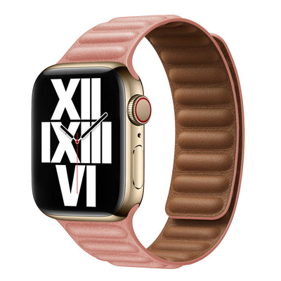Magnetic Leather Link Band