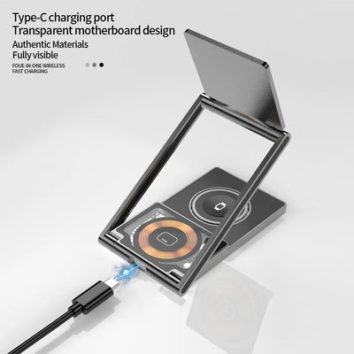 T33-3in 1 Wireless Charging Station