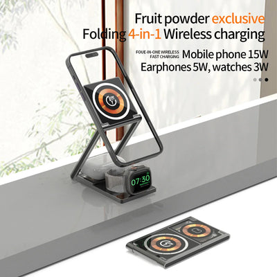 T33-3in 1 Wireless Charging Station