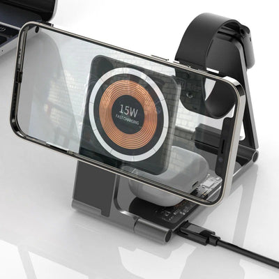 T25-3in 1  Wireless Charging Station