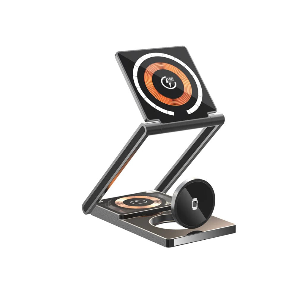 T33-3in 1 Wireless Charging Station