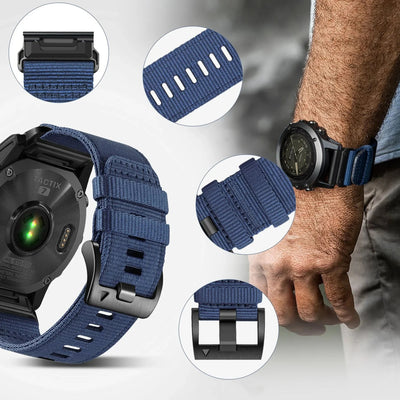Canvas Nylon Outdoor Band For Garmin