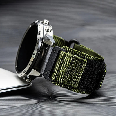 Nylon Canvas Loop Velcro Band For Garmin